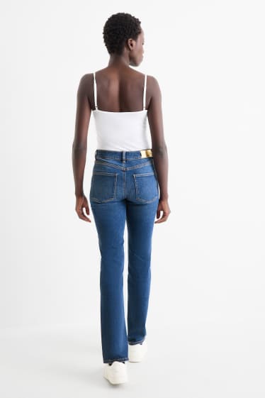 Donna - Straight jeans - vita media - jeans modellanti - LYCRA® - jeans blu