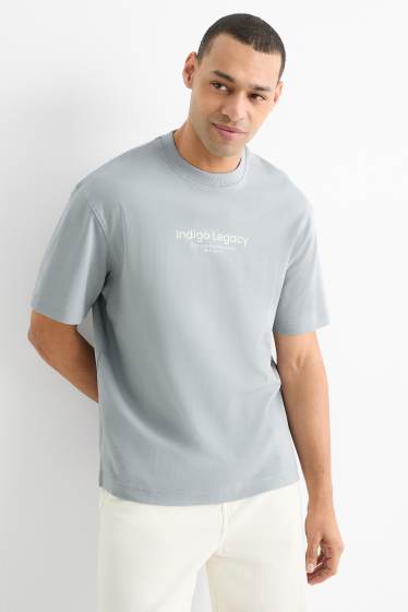 Bărbați - Tricou - relaxed fit - albastru deschis