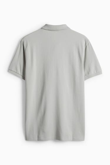 Hommes - Polo - regular fit - gris clair