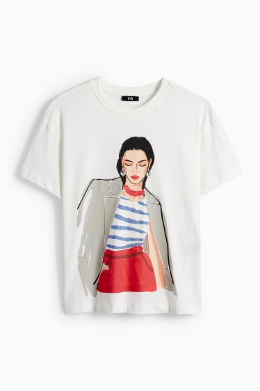 Femei - Tricou - alb