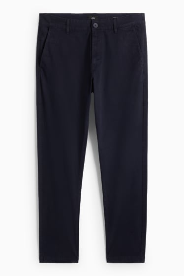 Pánské - Kalhoty chino - tmavomodrá