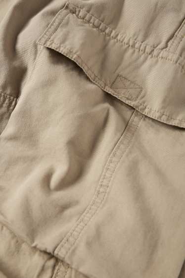 Bărbați - Pantaloni cargo - relaxed fit - bej