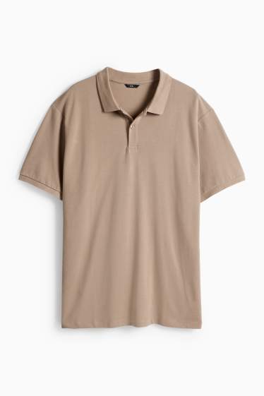 Hommes - Polo - regular fit - taupe