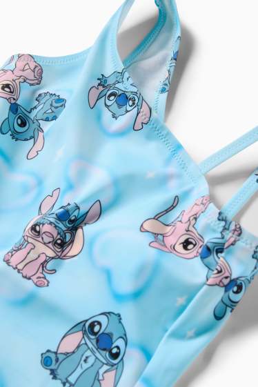 Enfants filles - Lilo et Stitch - maillot de bain - LYCRA® XTRA LIFE™ - à motif - bleu clair