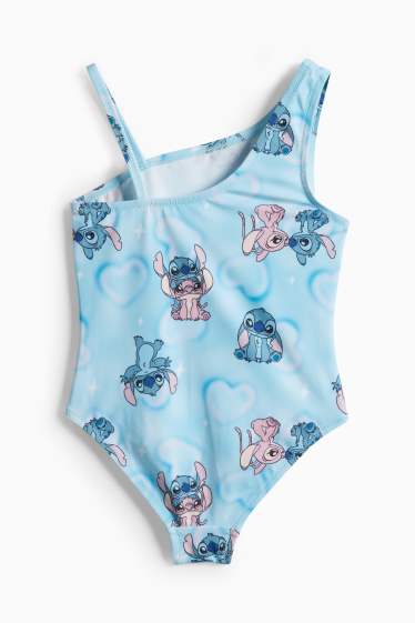 Enfants filles - Lilo et Stitch - maillot de bain - LYCRA® XTRA LIFE™ - à motif - bleu clair