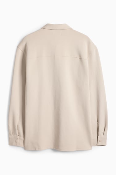 Pánské - Košile - světle béžová