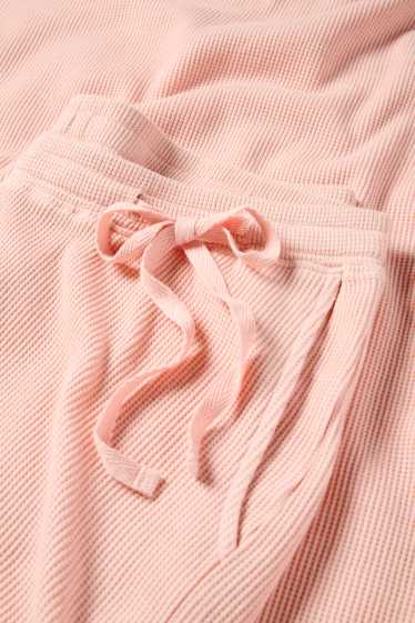 Femmes - Pyjashort d’allaitement - corail