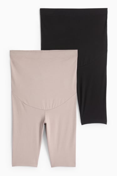 Donna - Pantaloni premaman - nero / beige
