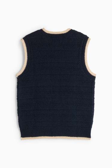 Femei - Cardigan - albastru închis