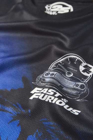Kinder Jungen - Fast & Furious - Kurzarmshirt - schwarz