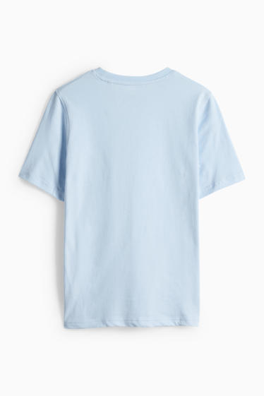 Kinder Jungen - Kurzarmshirt - hellblau