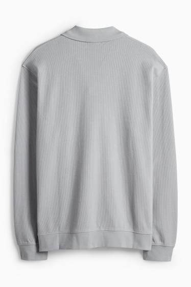 Bărbați - Tricou polo - gri