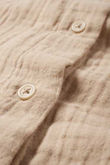 Damen - Musselin-Bluse - beige