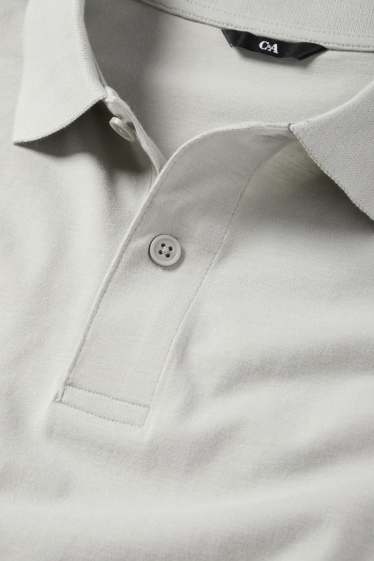Hommes - Polo - regular fit - gris clair