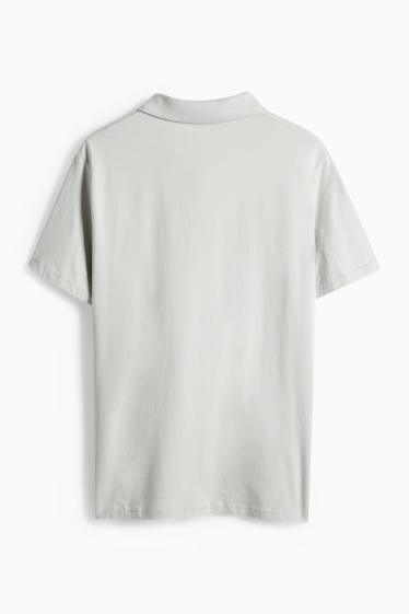 Hommes - Polo - regular fit - gris clair