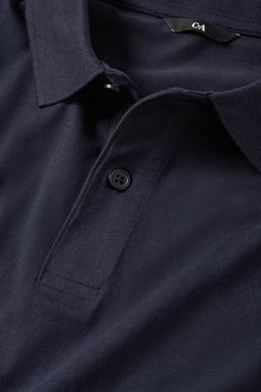 Heren - Poloshirt - regular fit - donkerblauw