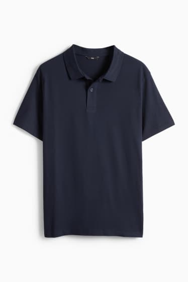 Heren - Poloshirt - regular fit - donkerblauw