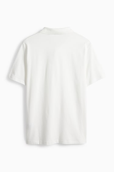 Heren - Poloshirt - regular fit - wit