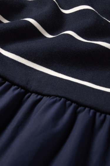 Damen - Fit & Flare Kleid - dunkelblau