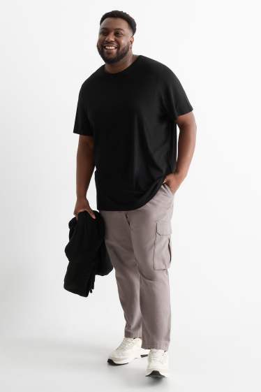 Men - Cargo trousers - dark gray