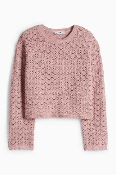 Kinder Mädchen - Pullover - pink