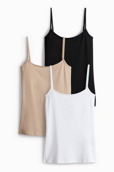 Femmes - Lot de 2 - caracos - blanc