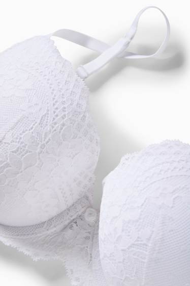 Dames - BH met beugels - FULL COVERAGE - voorgevormd - wit