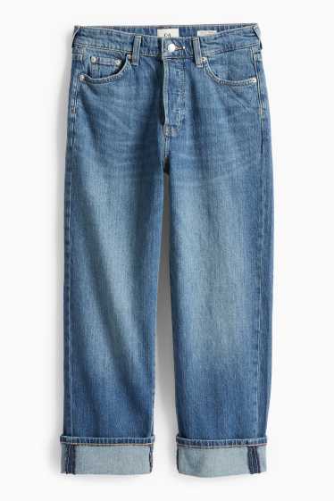 Dámské - Relaxed jeans - mid waist - LYCRA® - džíny - modré