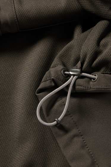 Hommes - Gilet sans manches - finition déperlante - 4 Way Stretch - vert foncé