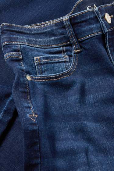 Femei - Slim jeans - talie înaltă - LYCRA® - denim-albastru