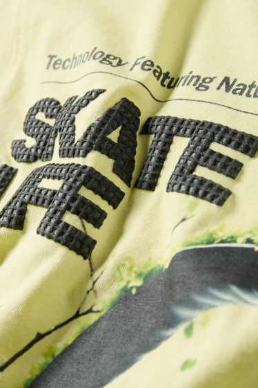 Kinder Jungen - Kopfhörer - Kurzarmshirt - gelb