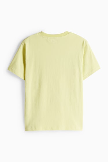 Kinder Jungen - Kopfhörer - Kurzarmshirt - gelb