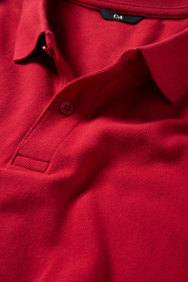 Bărbați - Tricou polo - roșu