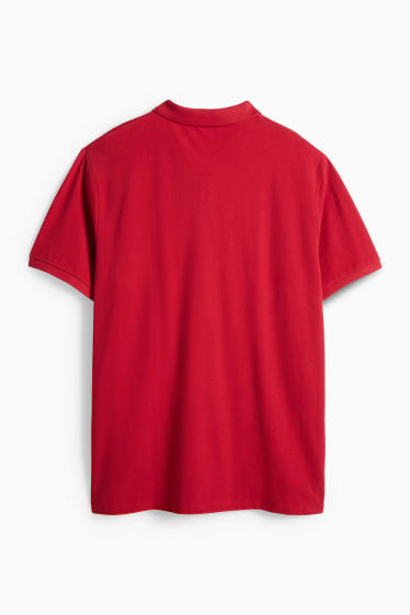 Bărbați - Tricou polo - roșu