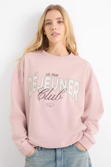 Damen - Sweatshirt - rosa