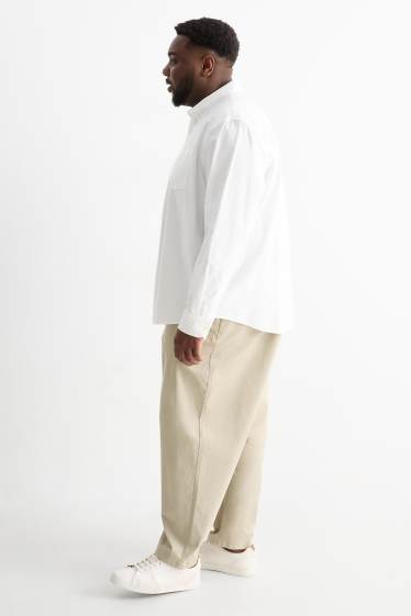 Hommes - Chino - relaxed fit - beige clair