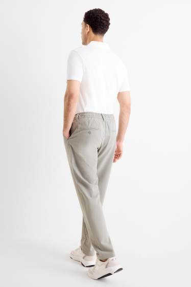 Men - Chinos - tapered fit - light gray