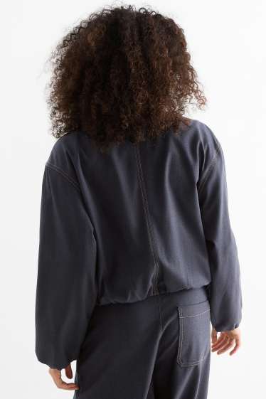 Damen - Blazer - Relaxed Fit - Jeans-Look - jeansblau