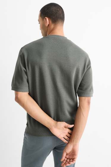 Men - T-shirt - relaxed fit - gray