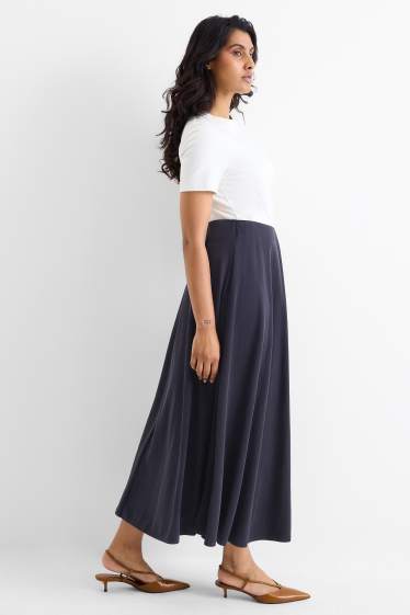 Femmes - Jupe - bleu foncé