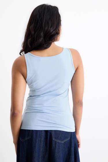 Damen - Multipack 2er - Top - hellblau