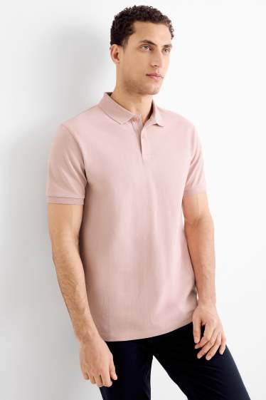 Hommes - Polo - regular fit - rose