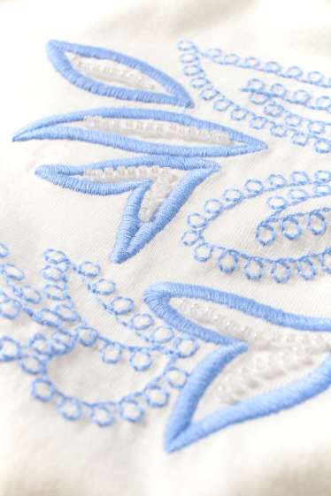 Femei - Tricou - alb-crem