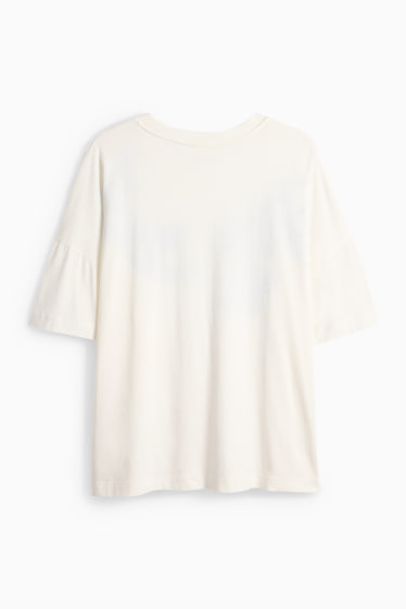 Femei - Tricou - alb-crem