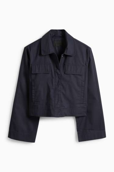 Femei - Geacă - albastru închis