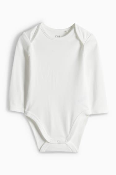 Baby Girls - Baby outfit - white / blue