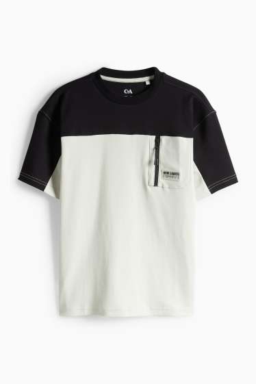 Enfants garçons - T-shirt - blanc / noir