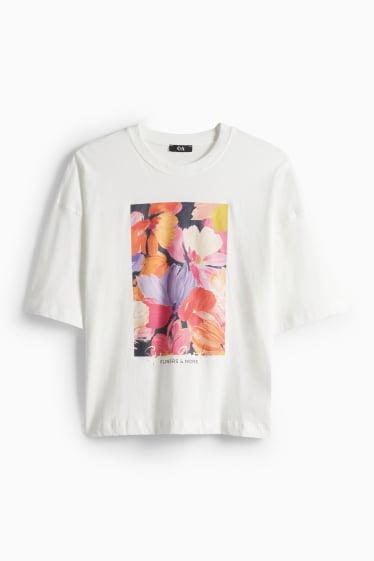 Dámské - Tričko - bílá