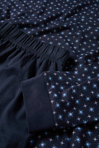 Pánské - Pyžamo - tmavomodrá