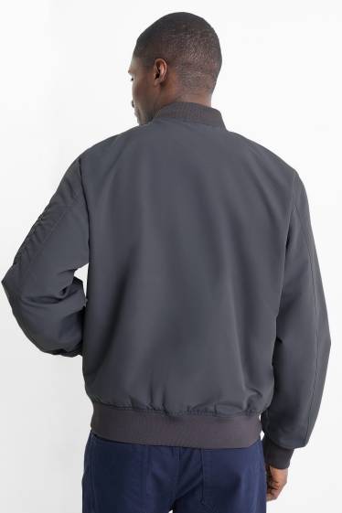 Home - Jaqueta bomber - gris fosc